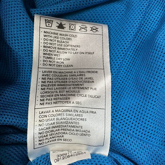 Nike Shorts Blue Retro Running White Trim WMNS M Athletic Track Gym Shorts - Picture 7 of 8